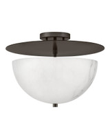 Inez 15W 3 LED 16.25 Inch Wide Semi Flush Mount by Fredrick Ramond - FR41023