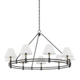 Howard 9 Light Chandelier 26 Inch Tall and 50 Inch Wide by Hudson Valley - MDS1801