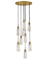 Cosette 12W 9LED Adjustable Pendant 19.75 Inch Wide by Fredrick Ramond - FR31104