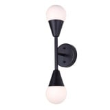 Arlowe 2 Light Wall Sconce by Canarm - IWF1125A02BK9