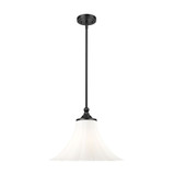Fleur 1 Light Pendant 12.5 Inch Tall and 16 Inch Wide by Z Lite - 1958P16