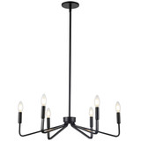 Clayton 6 Light Medium Chandelier by Dainolite - CLN-266C