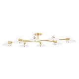 Giselle 8 Light 48 Inch Wide Semi Flush Mount by Mitzi - H428608