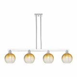 Brookhaven Globe 4 Light Stem Island 48 Inch Wide by Innovations - 716-4I-G483-8