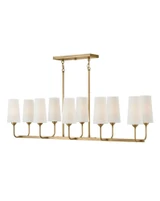 Lewis 10 Light Oversized Linear Chandelier by Hinkley - 45005