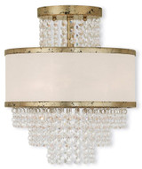 Prescott 2 Light 10 Inch Wide Semi Flush Mount by Livex - 50792