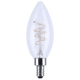 Accessory 4W LED 2700K Flex Gray Coil B11 Candelabra Base Bulb by Satco - S11525