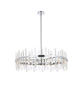 Serena 16 Light Oversized Round Chandelier by Elegant - 2200D36