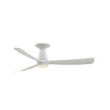 Kute Flush Ceiling Fan with Knurled Light Kit 52 Inch Wide by Fanimation - FPD8534-KLK-F