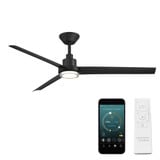 Bolo 3 Blade Ceiling Fan with Light Kit 56 Inch Wide by Modern Forms - FR-W2501-56L
