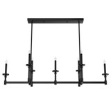 Briargrove 7 Light Small Linear Chandelier by Hunter - 19055