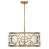 Balfour 5 Light Convertible Pendant 14 Inch and 24 Inch Wide by Savoy House - 6-5065-5