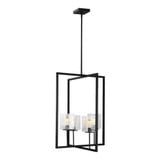 Mitte 4 Light Large Foyer Pendant by Generation - 5341504