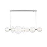 Atomo 46W 1 LED Linear Chandelier 12 Inch Tall and 12 Inch Wide by Eurofase - 46772