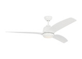 Avila Coastal 3 Blade Ceiling Fan with Light Kit 60 Inches Wide by VC Fan - 3AVLCR60