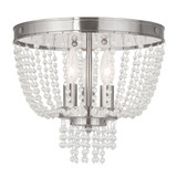 Valentina 3 Light 12.25 Inch Wide Flush Mount by Livex - 51864