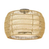 Everly 4 Light 19 Inch Wide Semi Flush Mount by Golden - 6805-4SF