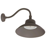 30/40/50W LED Outdoor Gooseneck Wall Mount with Photocell by Nuvo - 65/660