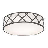 Haven 3 Light 16.75 Inch Wide Flush Mount by AFX - HVNF17MB