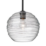 Wave 10 1 Light Small Stem Pendant by Besa - 1TT-4627