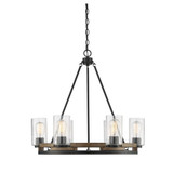 Lynwood 6 Light Chandelier 26.5 Inch Tall and 28.5 Inch Wide by Savoy House - L1-7600-6