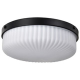 Solara 3 Light Flush Mount 5.63 Inch Tall and 16.63 Inch Wide by Nuvo - 60/8648