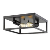 Wesson 2 Light 12 Inch Wide Flush Mount by Golden - 2072-FM