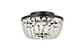 Cora 3 Light 10 Inch Wide Flush Mount by Elegant - 1109F10