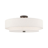 Meridian 5 Light 22 Inch Wide Semi Flush Mount by Livex - 52139