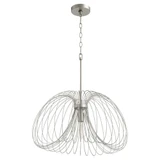 Loopy Loop 1 Light Large Pendant 23.5 Inch Wide by Quorum - 806-24