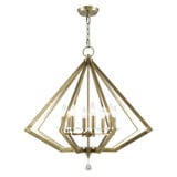 Diamond 8 Light Large Chandelier by Livex - 50668