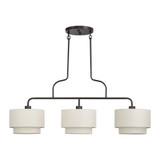 Manorwood 3 Light Extra Large Linear Chandelier 30 Inch Tall by Livex - 41943