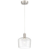 Port Nine 9W 1 LED Pendant 9.25 x 9 Inches by Access 63141LEDD-BS - 63141LEDD-BS