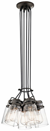 Brinley 6 Light Medium Pendant by Kichler - 42877