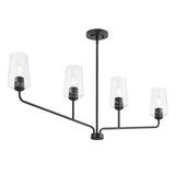 Celino 4 Light Linear Chandelier 21.5 Inch Tall and 5 Inch Wide by Progress - P400441