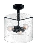 Bransel 3 Light 11.75 Inch Wide Flush Mount by Nuvo - 60-7-3SF
