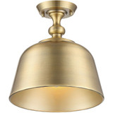 Berg 1 Light 12 Inch Wide Semi Flush Mount by Savoy House - 6-3750-1