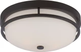 Nevel 2 Light 13 Inch Wide Flush Mount by Nuvo - 60-NF