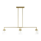 Anders 4 Light Chandelier 9.5 Inch X 48 Inch Wide by Visual Comfort Studio - GLC1184