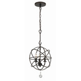 Solaris 3 Light Mini Chandelier by Crystorama - 9225