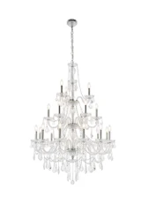 Giselle 21 Light Oversized Chandelier by Elegant - V7890G38