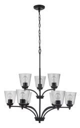 Tyler 9 Light Large 2 Tier Chandelier by Craftmade - 50229