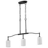 Liam 3 Light Island Pendant 25.13 Inch Tall and 4.13 Inch Wide by Nuvo - 60/8208