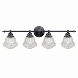 Huntley 4 Light Vanity Light by Vaxcel - W0172