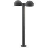 REALS 2 LED Dome Cap and Plate Lens Double Bollard 29.75 Inch by Sonneman - 7308DCPL