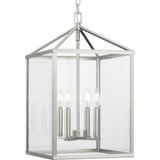 Hillcrest 4 Light Mini Foyer Chandelier by Progress - P500440