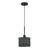 Weavington 1 Light Mini Pendant 19.5 Inch Tall and 8.5 Inch Wide by Livex - 60041