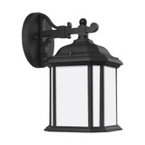 Kent 1 Light Outdoor Satin Etched Glass Wall Lantern by Generation - 84529