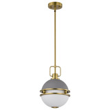 Everton 1 Light Pendant 13.25 Inches Tall and 10 Inches Wide by Nuvo - 60/7875