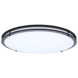 Glamour 39W LED Flush Mount 2.2 Inch Tall and 23.62 Inch Wide by Nuvo - 62/1878